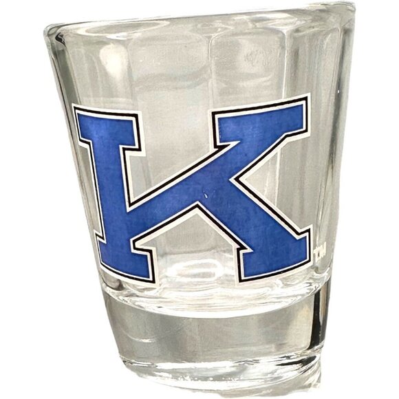 University of Kentucky Optic Shot Glass 1oz Vintage VGUC Unique - Picture 1 of 9